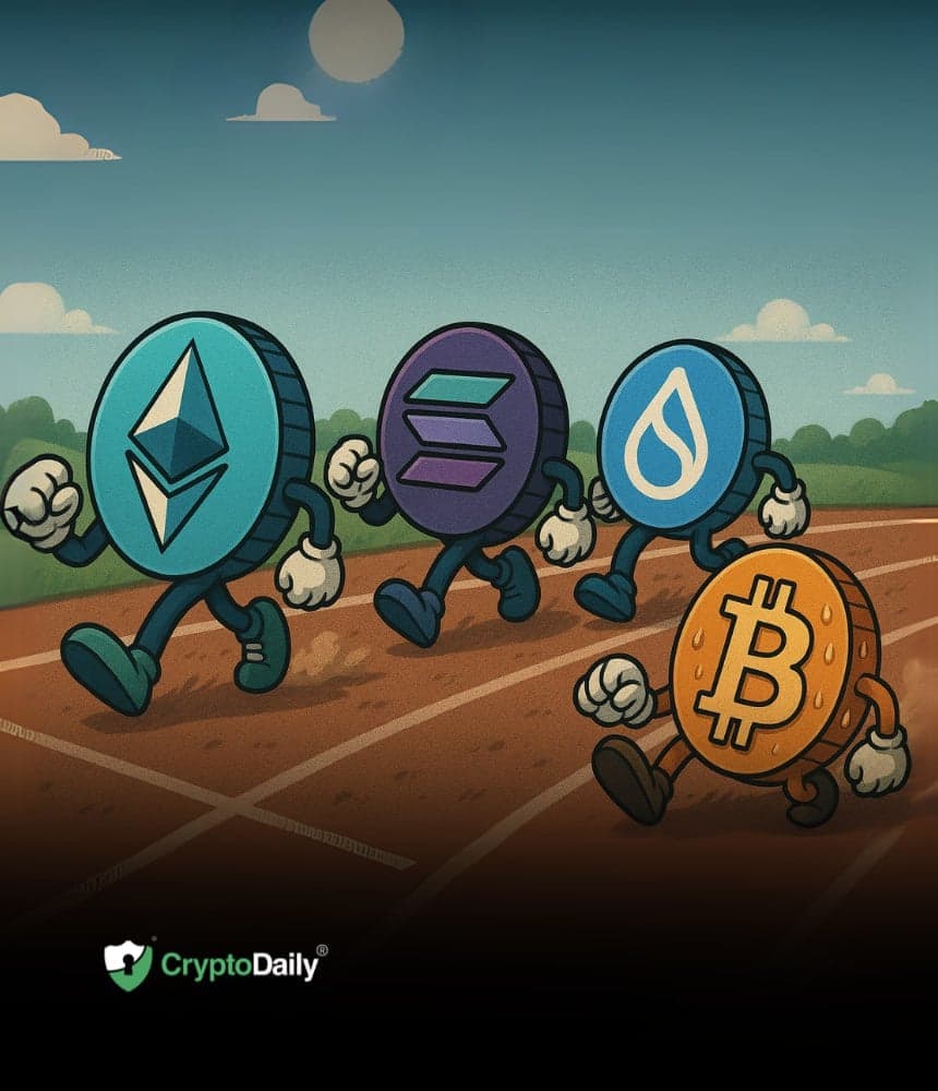 Ethereum (ETH), Solana (SOL), and Sui (SUI) continue to outpace Bitcoin (BTC)